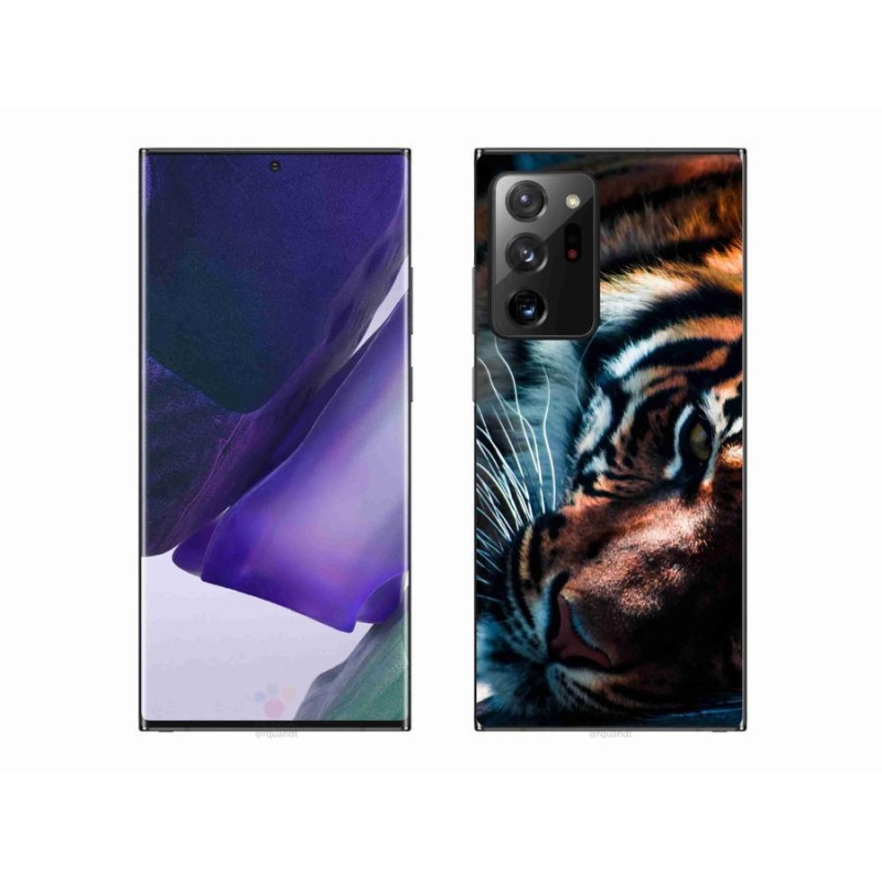 Gelový kryt mmCase na mobil Samsung Galaxy Note 20 Ultra - tygří pohled