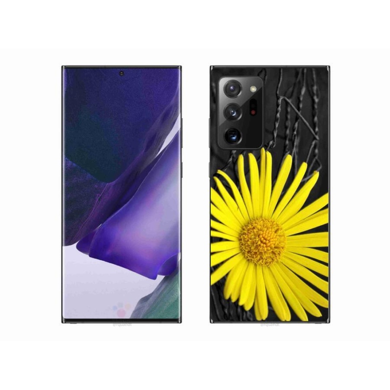 Gelový kryt mmCase na mobil Samsung Galaxy Note 20 Ultra - žlutá květina