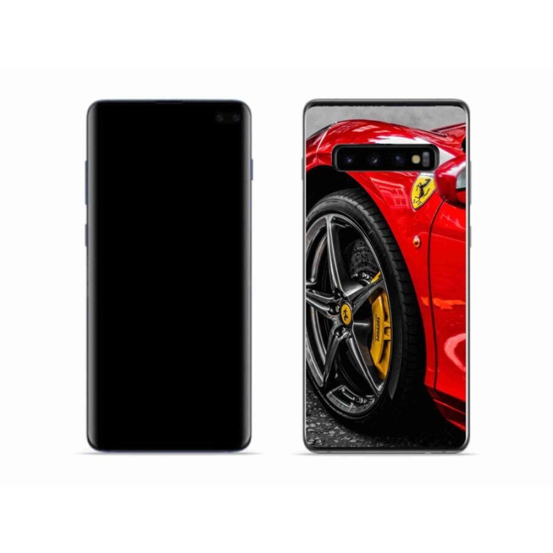 Gelový kryt mmCase na mobil Samsung Galaxy S10 - auto 1