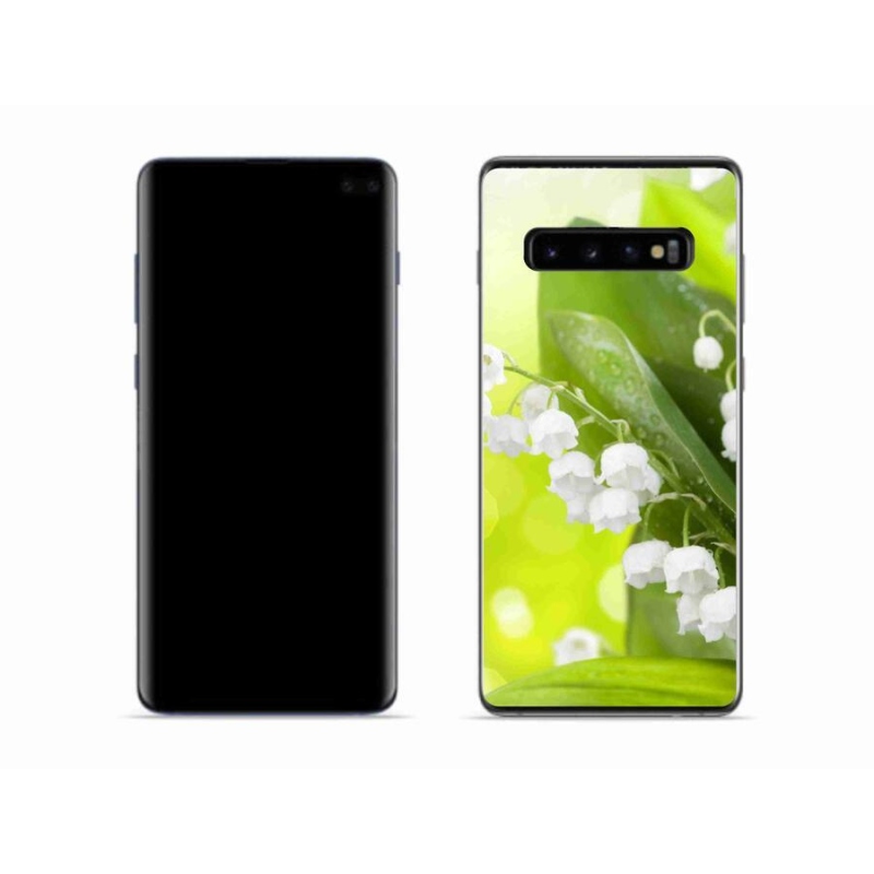Gelový kryt mmCase na mobil Samsung Galaxy S10 - konvalinka
