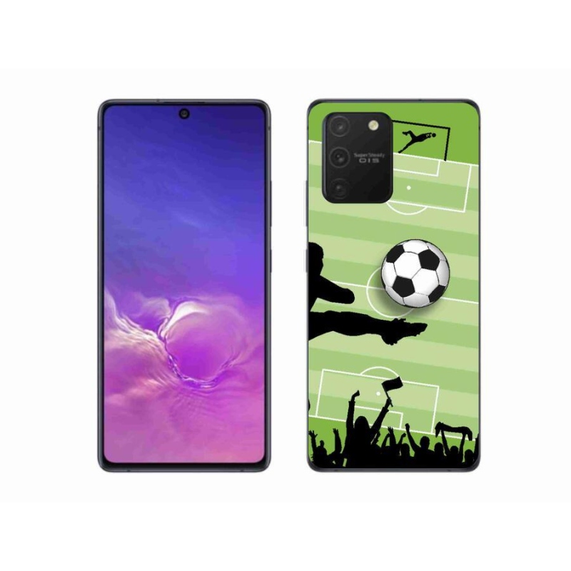 Gelový kryt mmCase na mobil Samsung Galaxy S10 Lite - fotbal 3