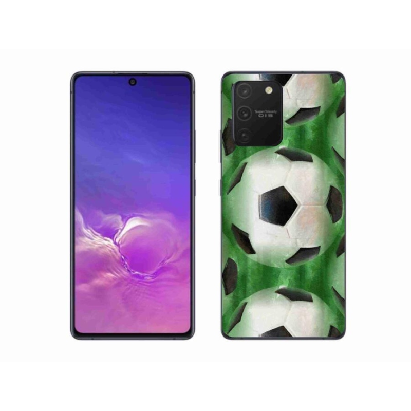 Gelový kryt mmCase na mobil Samsung Galaxy S10 Lite - fotbalový míč