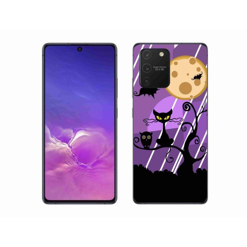 Gelový kryt mmCase na mobil Samsung Galaxy S10 Lite - halloween
