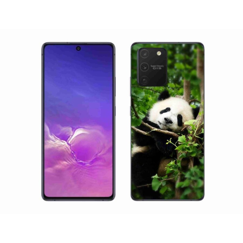 Gelový kryt mmCase na mobil Samsung Galaxy S10 Lite - panda