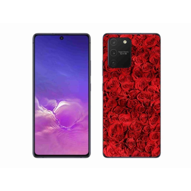 Gelový kryt mmCase na mobil Samsung Galaxy S10 Lite - růže
