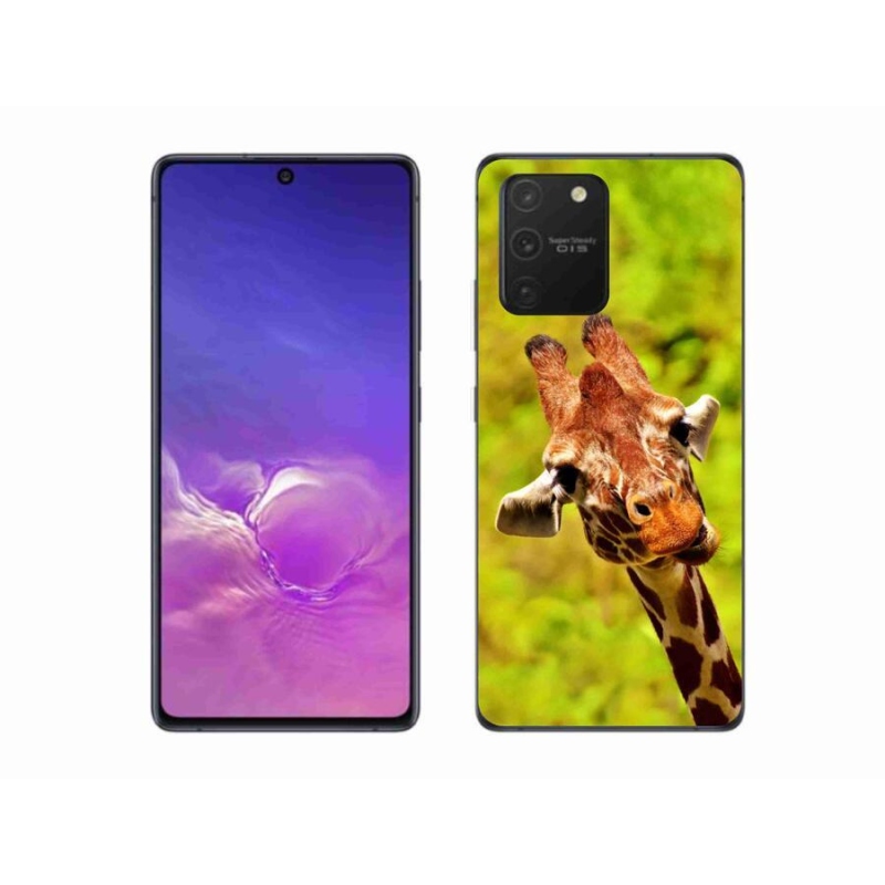 Gelový kryt mmCase na mobil Samsung Galaxy S10 Lite - žirafa