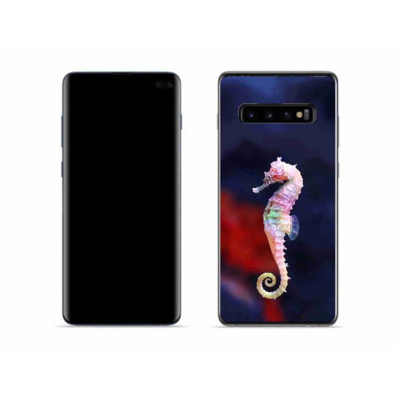Gelový kryt mmCase na mobil Samsung Galaxy S10 - mořský koník