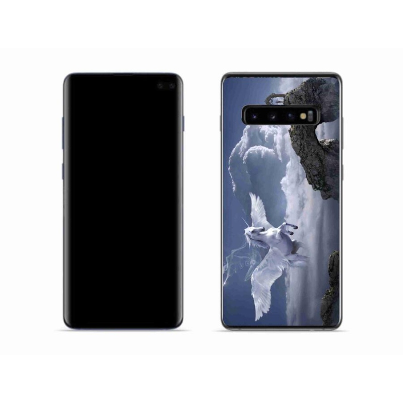 Gelový kryt mmCase na mobil Samsung Galaxy S10 - pegas