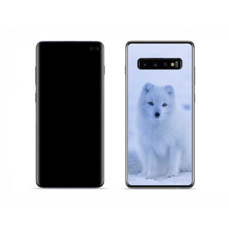 Gelový kryt mmCase na mobil Samsung Galaxy S10 - polární liška