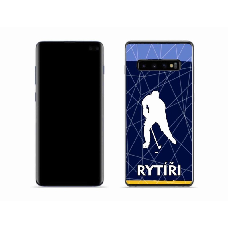 Gelový kryt mmCase na mobil Samsung Galaxy S10 - Rytíři