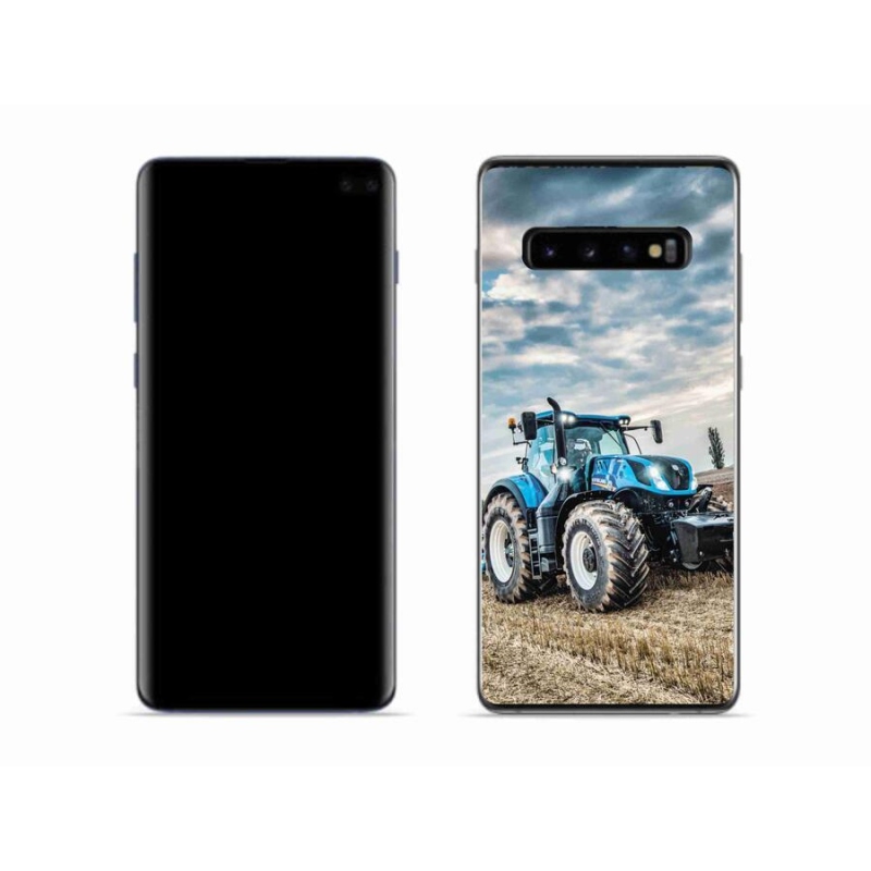 Gelový kryt mmCase na mobil Samsung Galaxy S10 - traktor 2