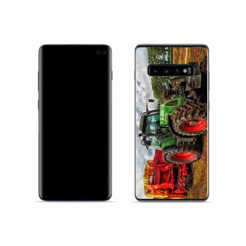 Gelový kryt mmCase na mobil Samsung Galaxy S10 - traktor 4