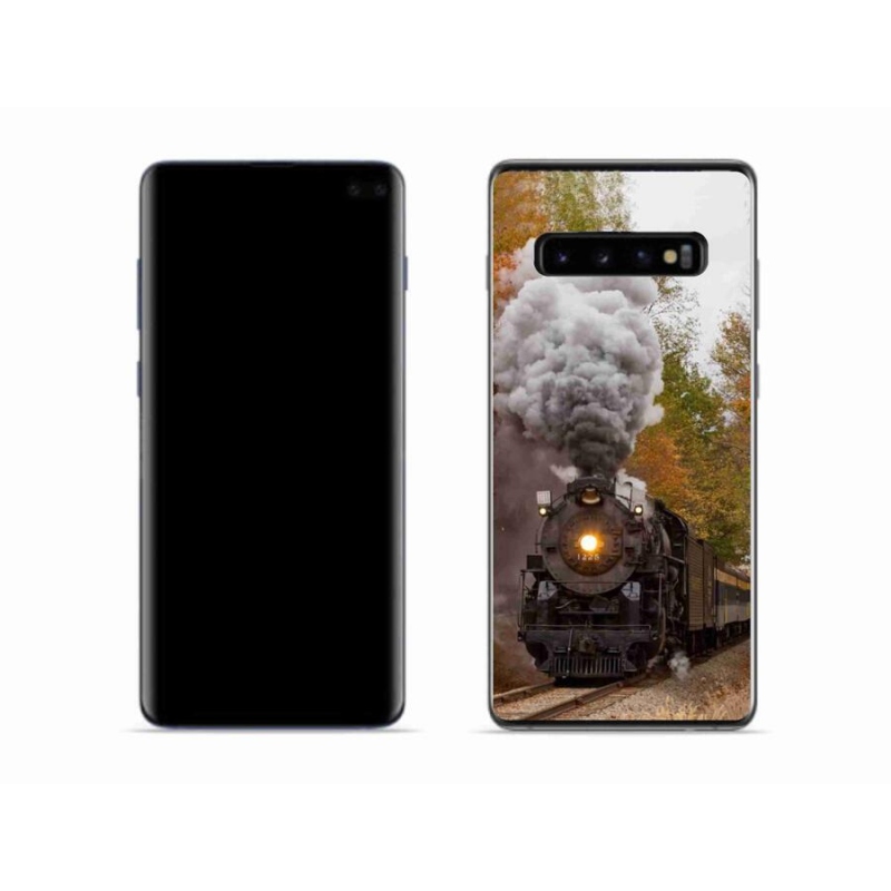 Gelový kryt mmCase na mobil Samsung Galaxy S10 - vlak 1