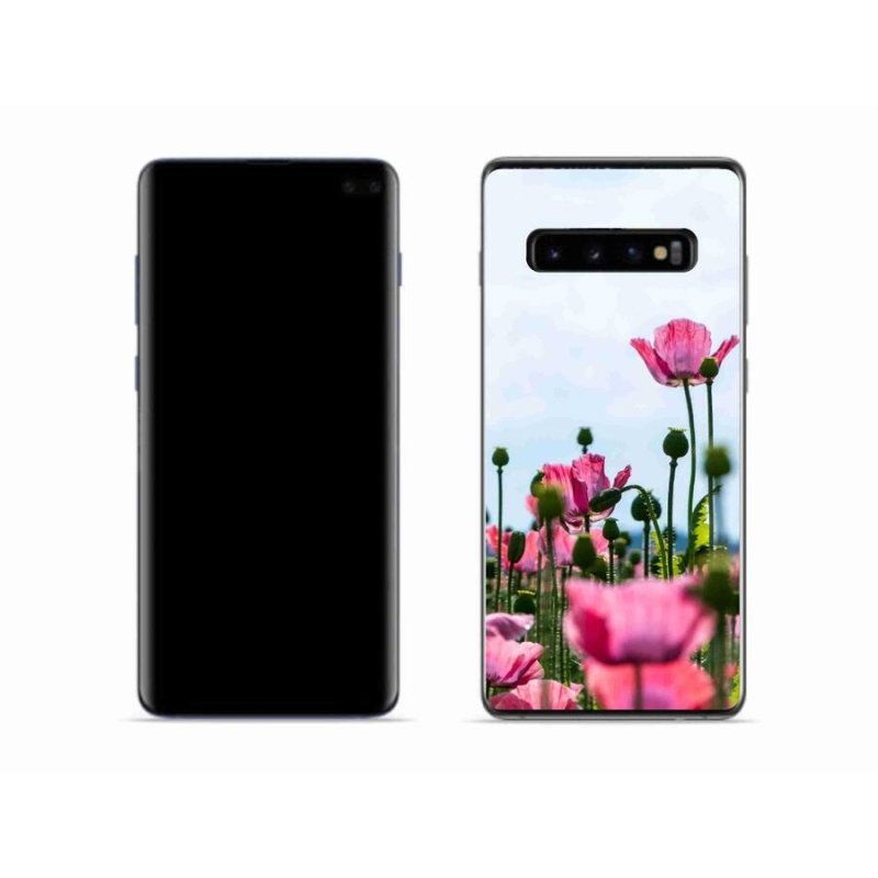 Gelový kryt mmCase na mobil Samsung Galaxy S10 - vlčí mák