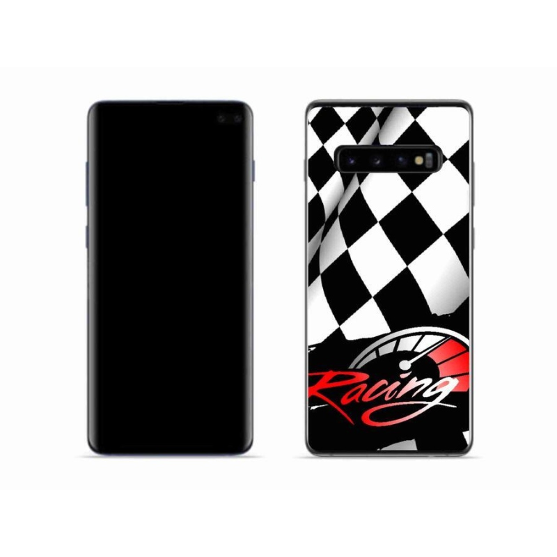Gelový kryt mmCase na mobil Samsung Galaxy S10 - závodění