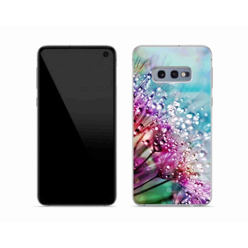 Gelový kryt mmCase na mobil Samsung Galaxy S10e - barevné květy