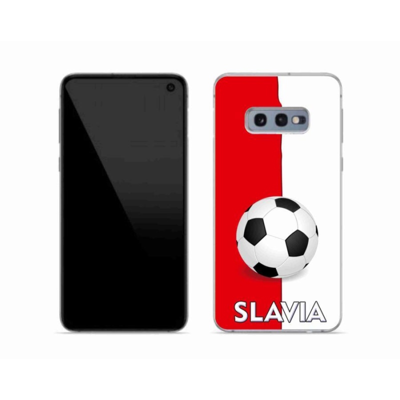 Gelový kryt mmCase na mobil Samsung Galaxy S10e - fotbal 2