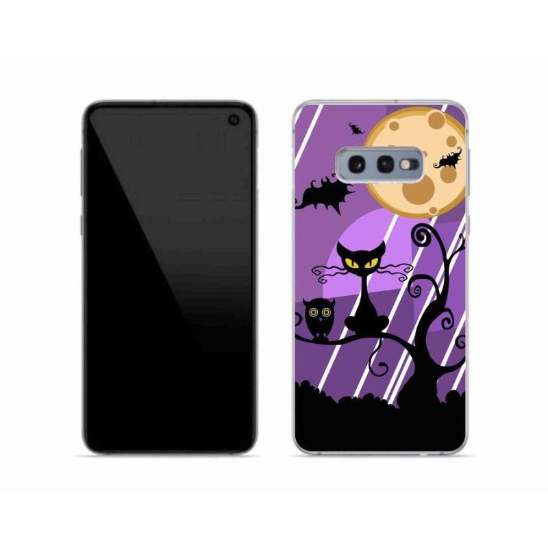 Gelový kryt mmCase na mobil Samsung Galaxy S10e - halloween