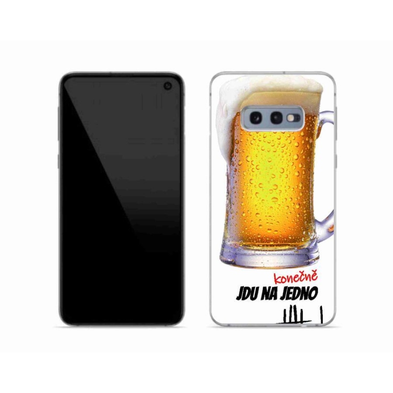 Gelový kryt mmCase na mobil Samsung Galaxy S10e - jdu na jedno