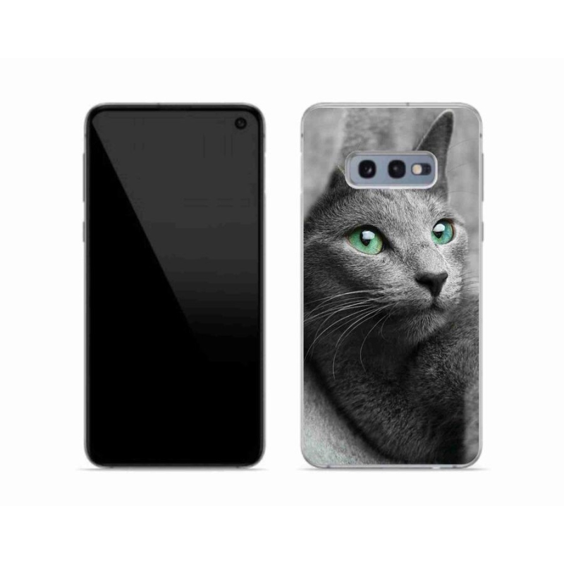Gelový kryt mmCase na mobil Samsung Galaxy S10e - kočka 2