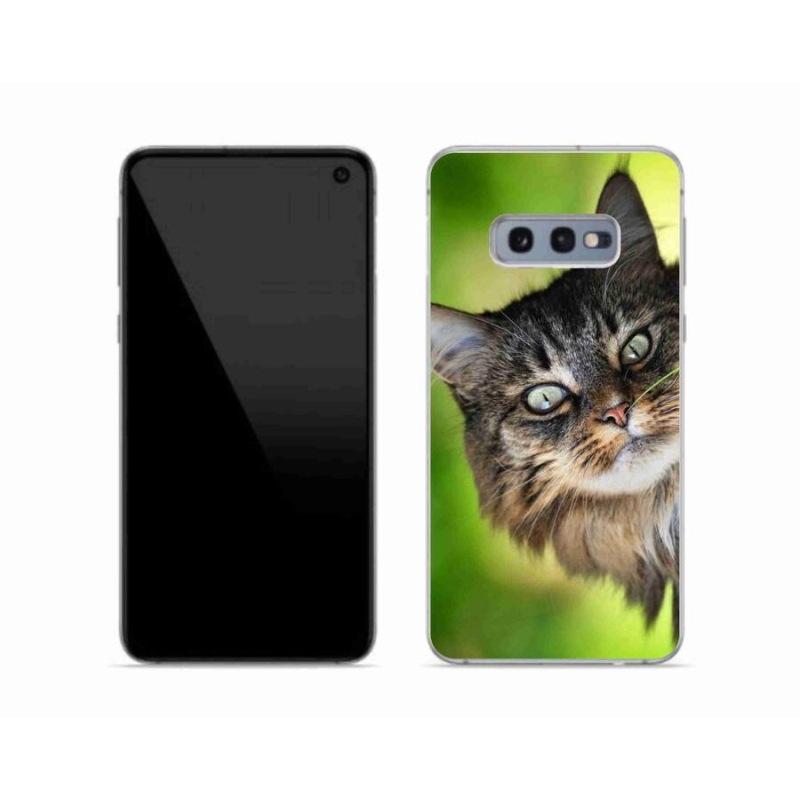 Gelový kryt mmCase na mobil Samsung Galaxy S10e - kočka 3
