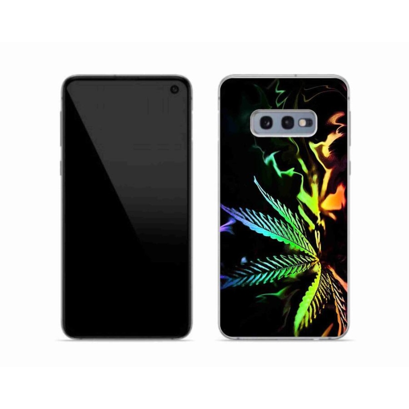 Gelový kryt mmCase na mobil Samsung Galaxy S10e - konopí 2