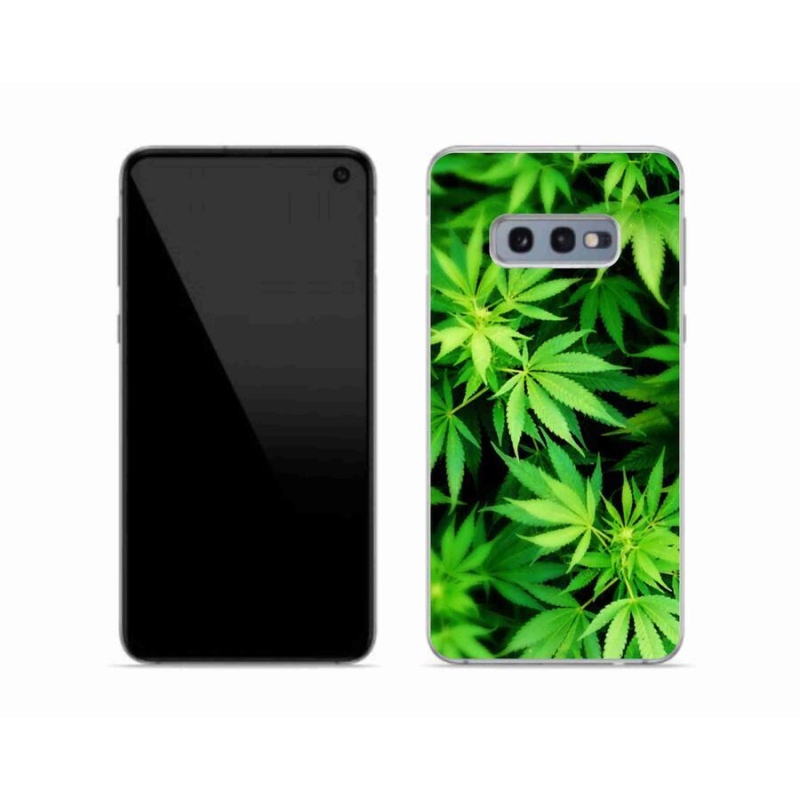 Gelový kryt mmCase na mobil Samsung Galaxy S10e - konopí 3