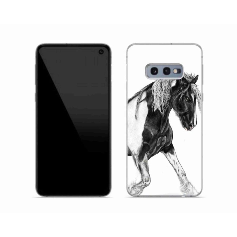 Gelový kryt mmCase na mobil Samsung Galaxy S10e - kůň