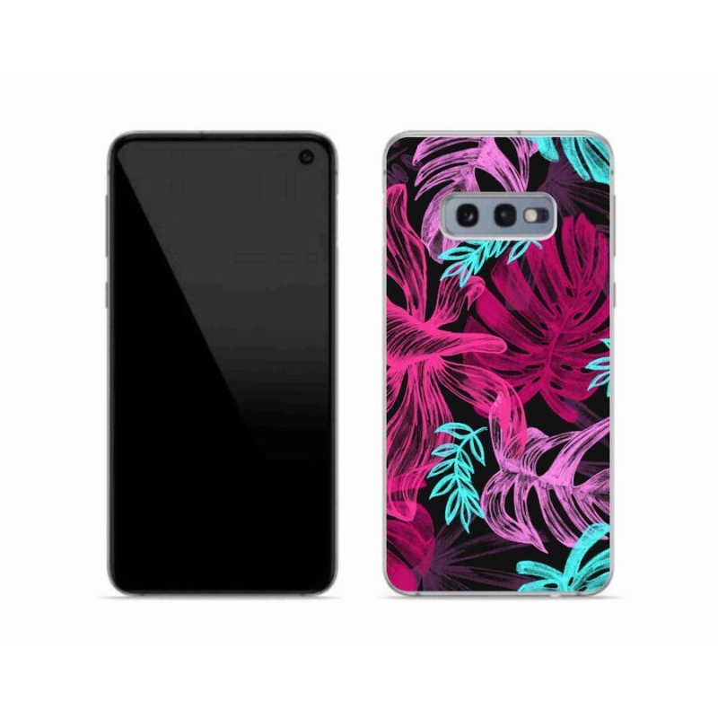 Gelový kryt mmCase na mobil Samsung Galaxy S10e - květiny 1