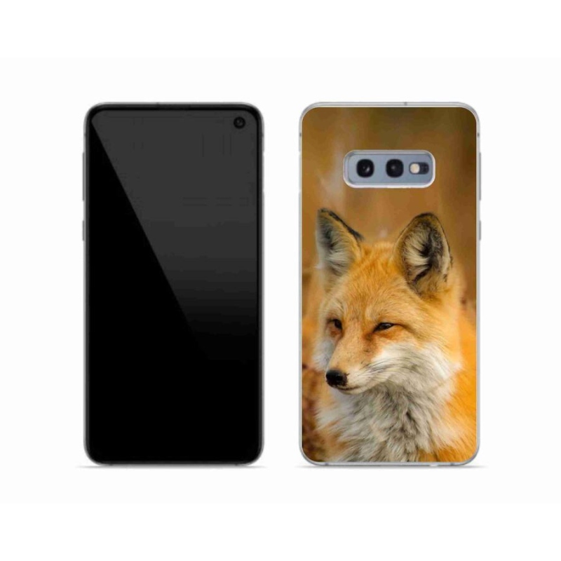 Gelový kryt mmCase na mobil Samsung Galaxy S10e - liška