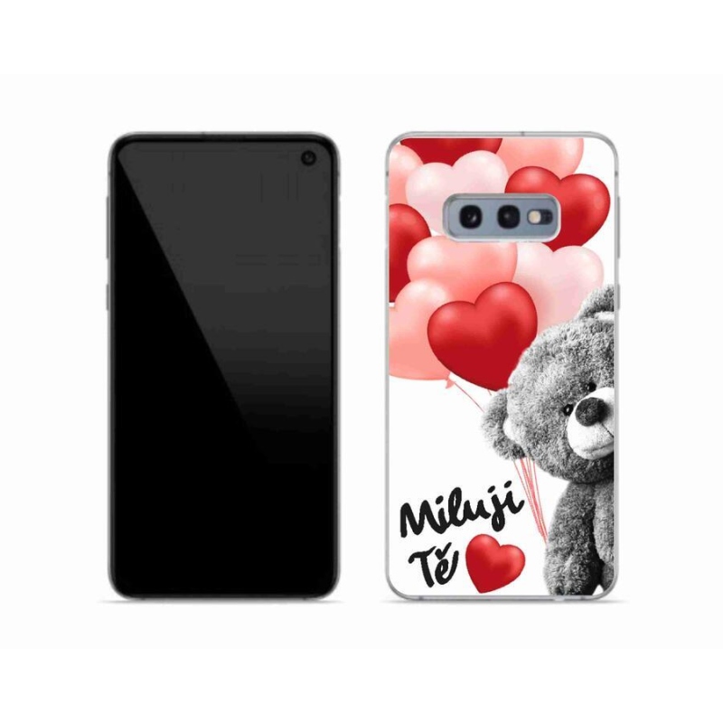 Gelový kryt mmCase na mobil Samsung Galaxy S10e - miluji Tě