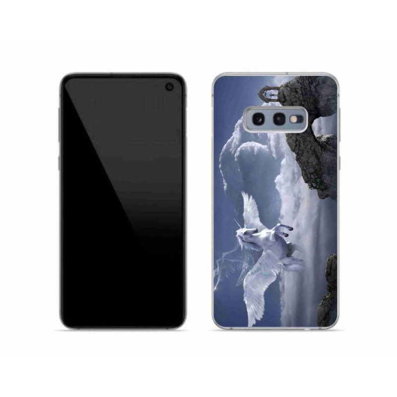 Gelový kryt mmCase na mobil Samsung Galaxy S10e - pegas