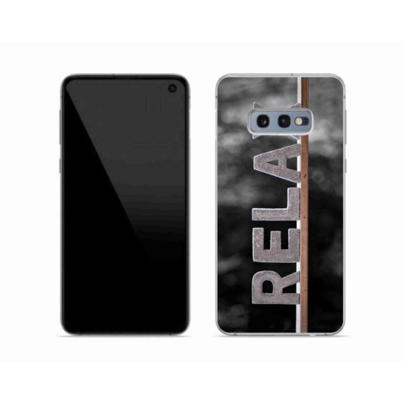 Gelový kryt mmCase na mobil Samsung Galaxy S10e - relax 1