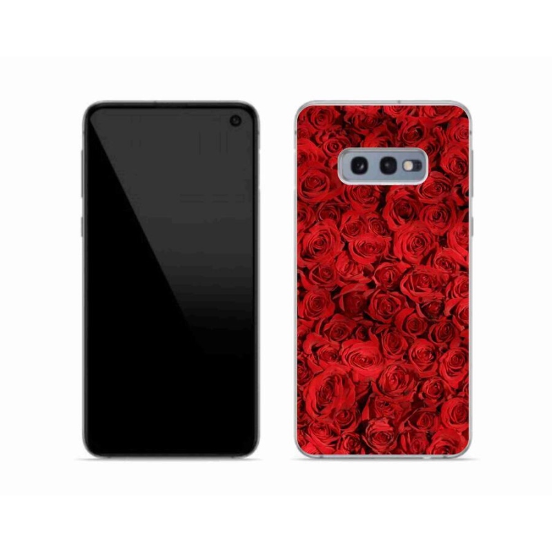 Gelový kryt mmCase na mobil Samsung Galaxy S10e - růže
