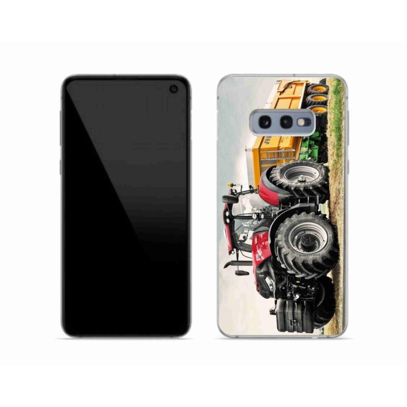 Gelový kryt mmCase na mobil Samsung Galaxy S10e - traktor 3