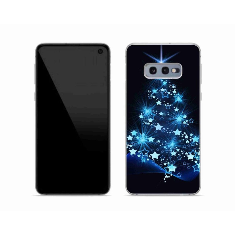 Gelový kryt mmCase na mobil Samsung Galaxy S10e - vánoční stromek