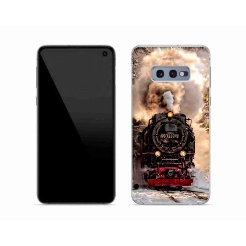 Gelový kryt mmCase na mobil Samsung Galaxy S10e - vlak
