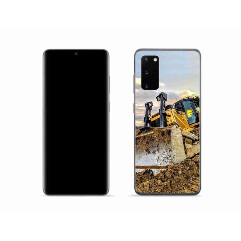 Gelový kryt mmCase na mobil Samsung Galaxy S20 - bagr