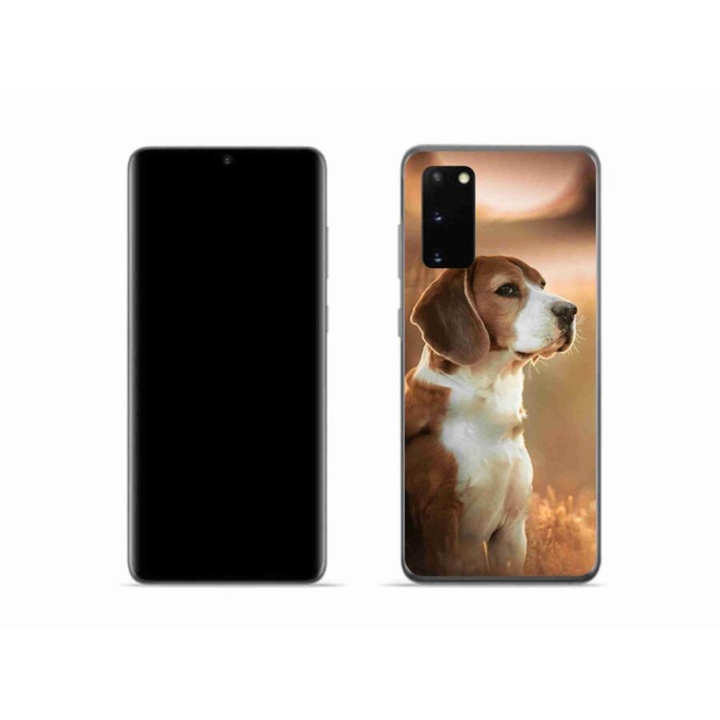 Gelový kryt mmCase na mobil Samsung Galaxy S20 - bígl