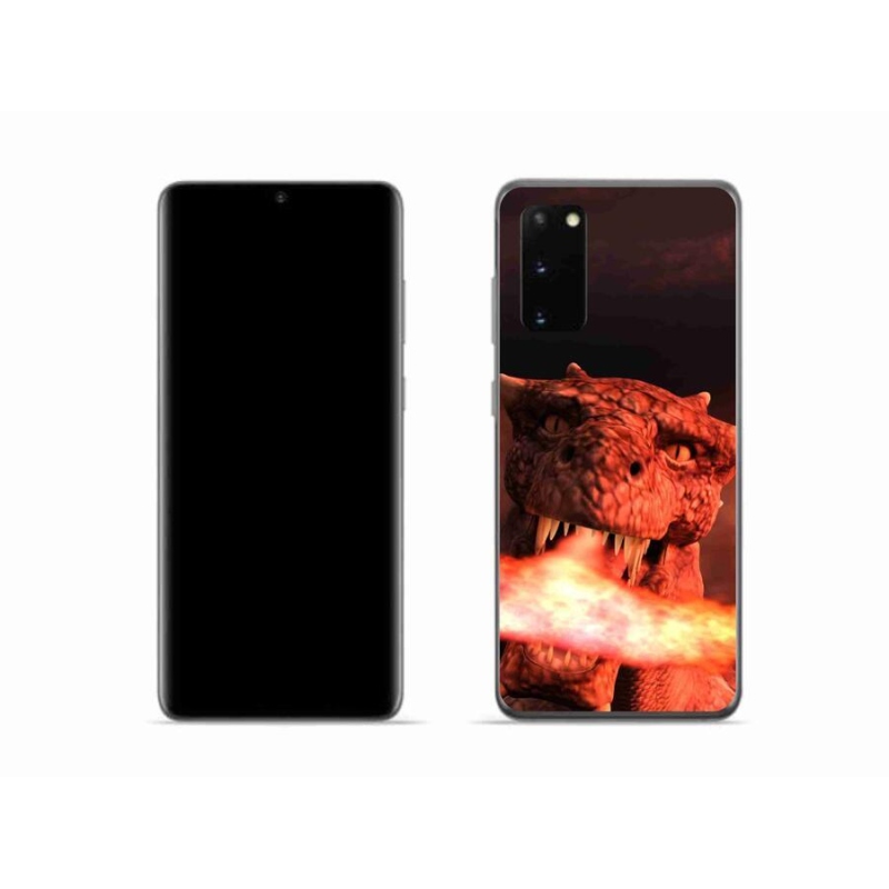 Gelový kryt mmCase na mobil Samsung Galaxy S20 - drak