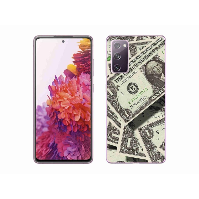 Gelový kryt mmCase na mobil Samsung Galaxy S20 FE - americký dolar