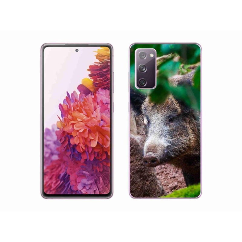 Gelový kryt mmCase na mobil Samsung Galaxy S20 FE - divoké prase