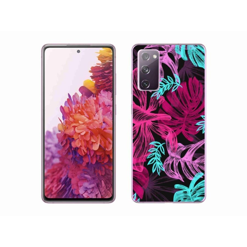 Gelový kryt mmCase na mobil Samsung Galaxy S20 FE - květiny 1