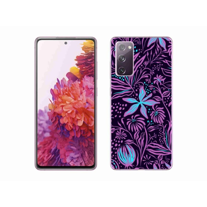 Gelový kryt mmCase na mobil Samsung Galaxy S20 FE - květiny 2