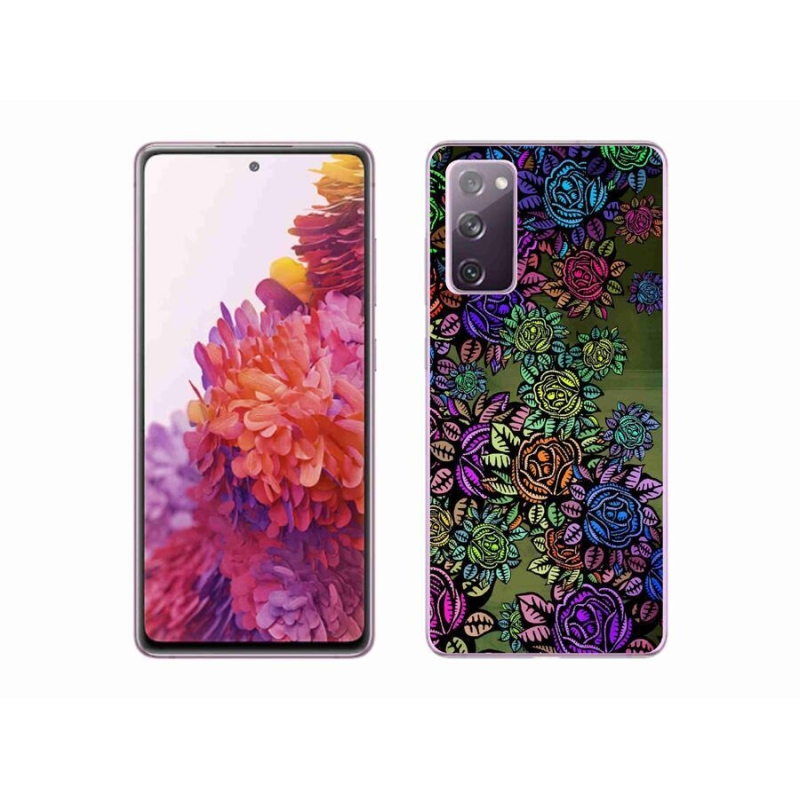 Gelový kryt mmCase na mobil Samsung Galaxy S20 FE - květiny 6