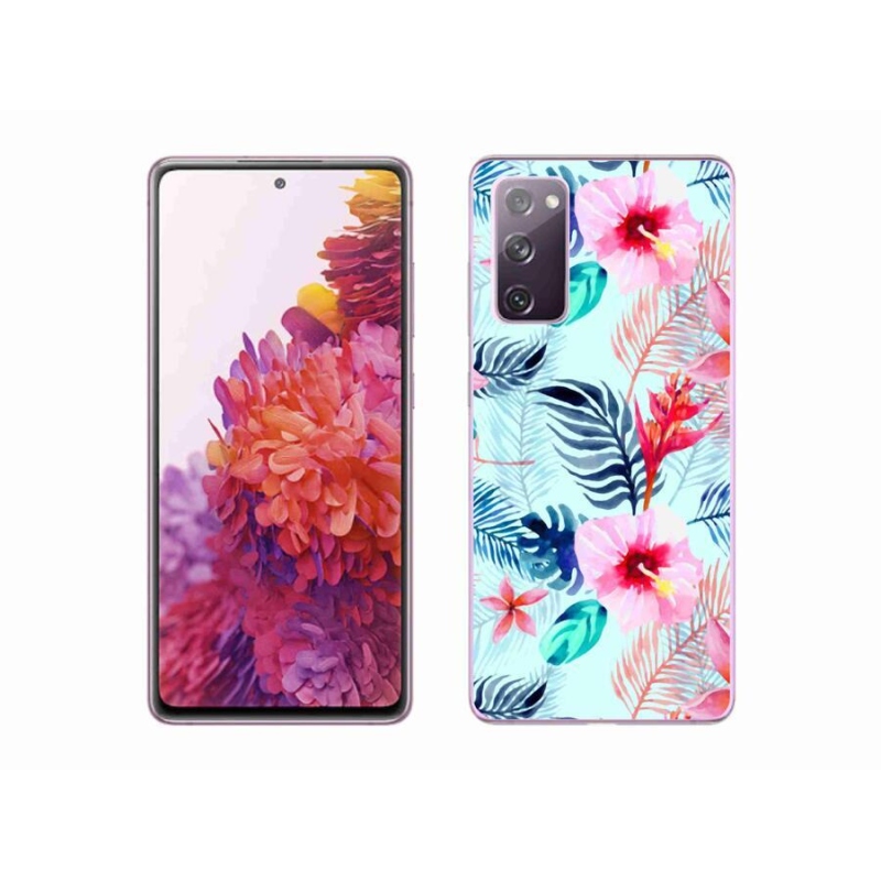 Gelový kryt mmCase na mobil Samsung Galaxy S20 FE - květiny