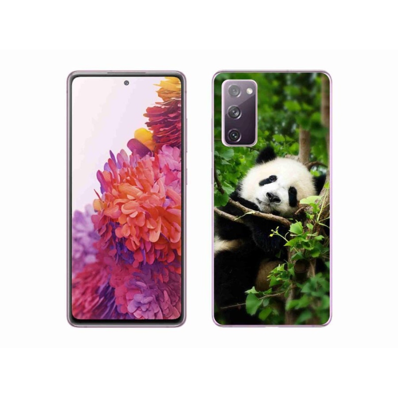 Gelový kryt mmCase na mobil Samsung Galaxy S20 FE - panda