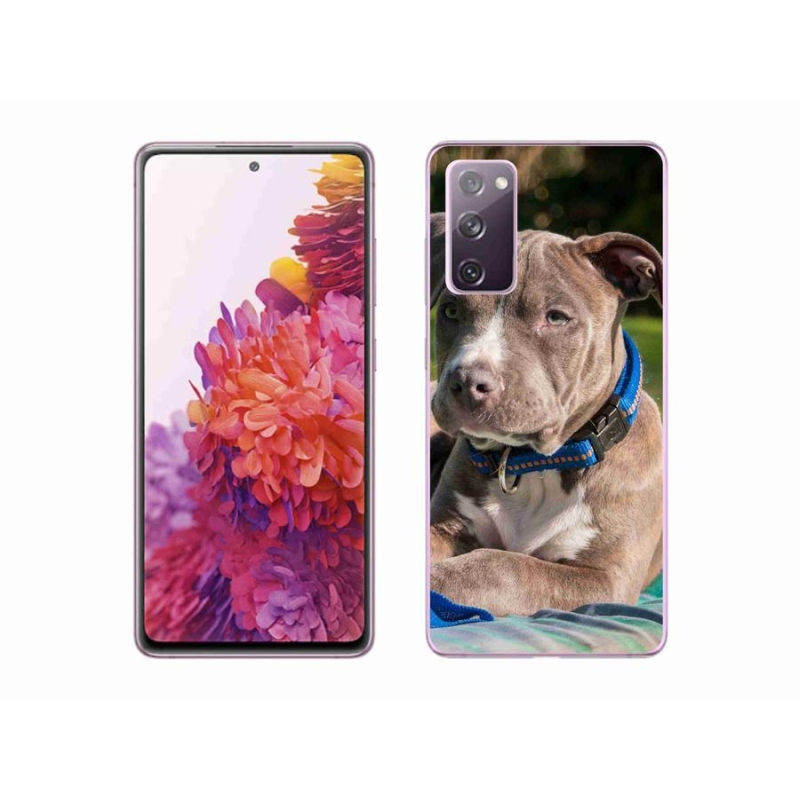 Gelový kryt mmCase na mobil Samsung Galaxy S20 FE - pitbull