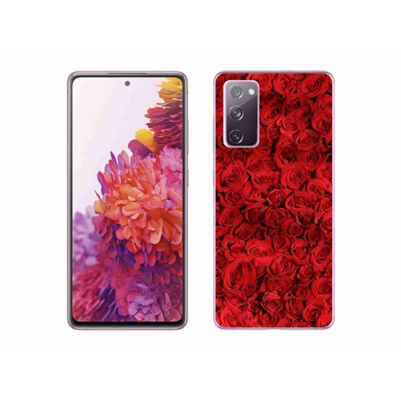 Gelový kryt mmCase na mobil Samsung Galaxy S20 FE - růže