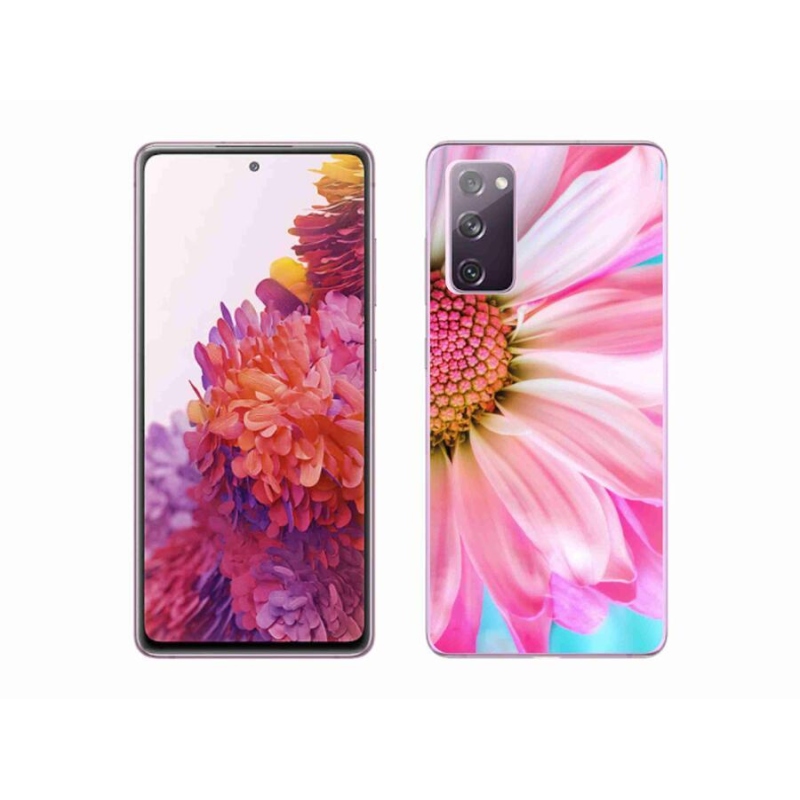 Gelový kryt mmCase na mobil Samsung Galaxy S20 FE - růžová květina